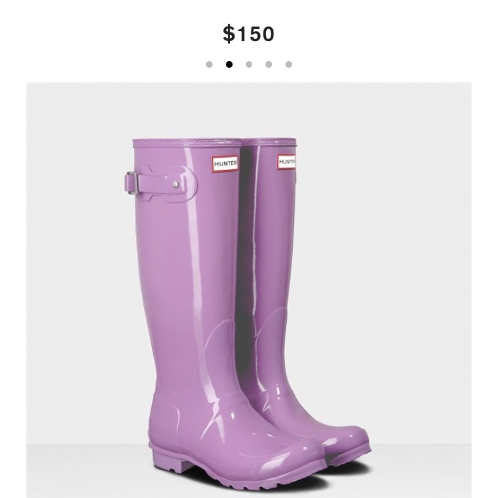 OBO. Hunter Rain Boots Original Tall Gloss